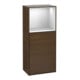 V&B Armoire latérale Éclairage mural Finion 41,8x93,6cm, gauche, étagère sup. blanc, ven. chêne-1