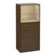 V&B Armoire latérale Éclairage mural Finion 41,8x93,6cm, gauche, étagère sup. inf., mur ven-1