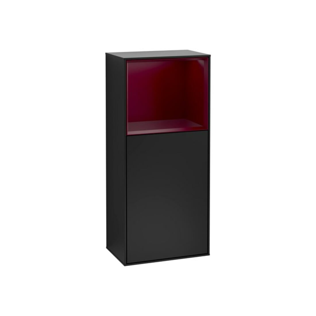 V&B Armoire latérale Éclairage mural Finion 41,8x93,6cm, gauche, étagère sup. Peo m, bleu m Lac