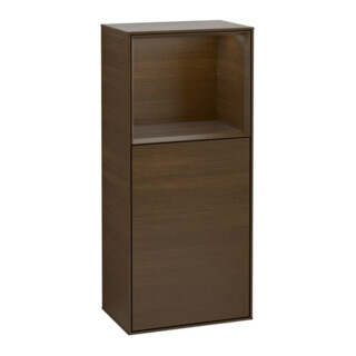 V&B Armoire latérale Éclairage mural Finion 41,8x93,6cm, gauche, étagère sup. wal ven, wal ven