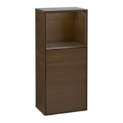 V&B Armoire latérale Éclairage mural Finion 41,8x93,6cm, gauche, étagère sup. wal ven, wal ven