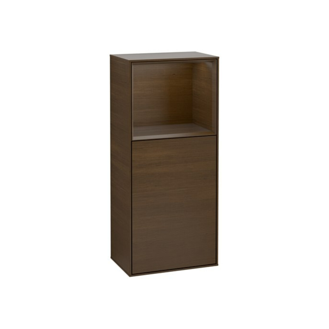 V&B Armoire latérale Éclairage mural Finion 41,8x93,6cm, gauche, étagère sup. wal ven, wal ven