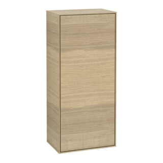 V&B Armoire latérale Éclairage mural Finion 41,8x93,6x27 cm, Connexion gauche, Placage chêne