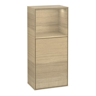 V&B Armoire latérale Finion 41,8x93,6 cm, droite, étagère au-dessus du four, four au-dessus