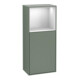 V&B Armoire latérale Finion 41,8x93,6 cm, droite, étagère sup. blanche, olivier mat laqué-1