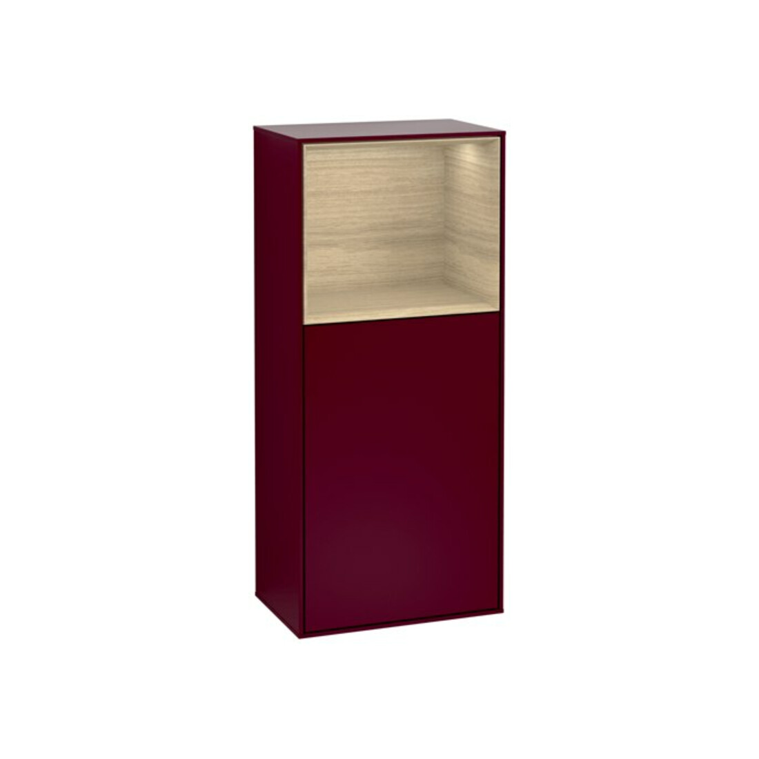 V&B Armoire latérale Finion 41,8x93,6 cm, droite, étagère sup. Oa ven, Peo mat