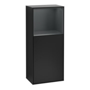 V&B Armoire latérale Finion 41,8x93,6 cm, droite, finition mate bleue, laquée