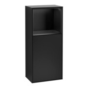 V&B Armoire latérale Finion 41,8x93,6 cm, gauche, étagère sup. bleu mat, bleu mat laqué