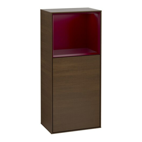 V&B Armoire latérale Finion 41,8x93,6 cm, gauche, étagère sup. Peo m, noyer veinée