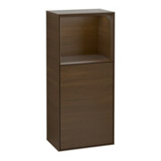 V&B Armoire latérale Finion 41,8x93,6cm, droite, étagère au-dessus, chêne veinée