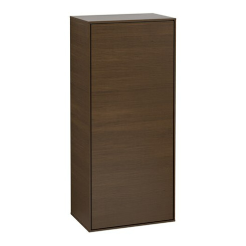 V&B Armoire latérale Finion 41,8x93,6x27cm, porte à droite, placage noyer