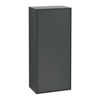 V&B Armoire latérale Finion 41,8x93,6x27cm, raccord gauche, bleu moyen, avec Lac