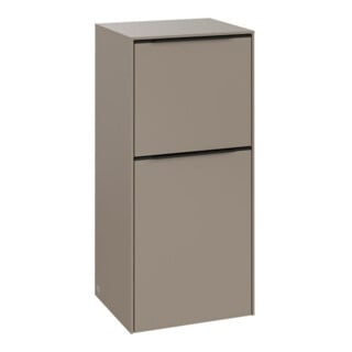 V&B Armoire latérale Subway 3.0 40x86x36,2 cm, porte L/poignée bleu volcan, Taupe