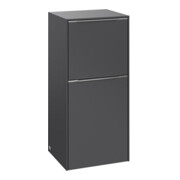 V&B Armoire latérale Subway 3.0 40x86x36,2 cm, Porte R/Poignée alu brillant, graphite