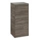 V&B Armoire latérale Subway 3.0 40x86x36,2 cm, tiroir R/poignée alu brillant, st. Oa-1