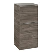 V&B Armoire latérale Subway 3.0 40x86x36,2 cm, tiroir R/poignée alu brillant, st. Oa