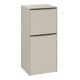 V&B Armoire latérale Subway 3.0 40x86x36,2cm, porte droite/grise devant bleu, gris cashmere-1
