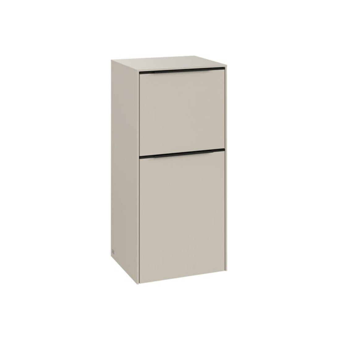 V&B Armoire latérale Subway 3.0 40x86x36,2cm, porte L/G avant bleu, gris cashmere