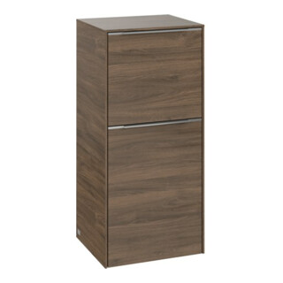 V&B Armoire latérale Subway 3.0 40x86x36,2cm, porte L/Gr alu brillant, Ariz. Oa