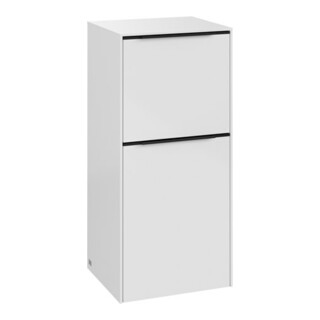 V&B Armoire latérale Subway 3.0 40x86x36,2cm, porte L/gr avant, blanc brillant