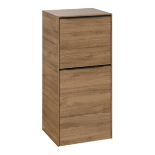 V&B Armoire latérale Subway 3.0 40x86x36,2cm, porte L/gr bleu volcan, Kan Oa