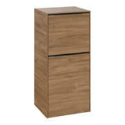 V&B Armoire latérale Subway 3.0 40x86x36,2cm, porte R/Gr bleu volcan, Kan Oa