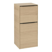 V&B Armoire latérale Subway 3.0 40x86x36,2cm, porte R/Gr bleu volcan, Nord Oa