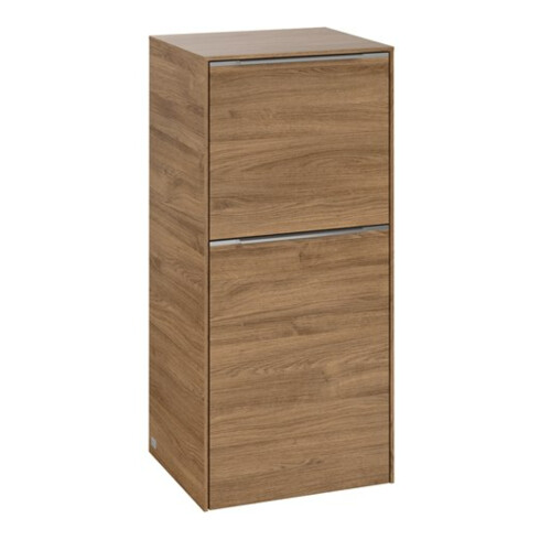 V&B Armoire latérale Subway 3.0 40x86x36,2cm, Porte R/Poignée alu brillant, Kan Oa