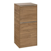 V&B Armoire latérale Subway 3.0 40x86x36,2cm, Porte R/Poignée alu brillant, Kan Oa