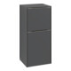 V&B Armoire latérale Subway 3.0 40x86x36,2cm, porte R/poignée alu brillant, rouge vin-1