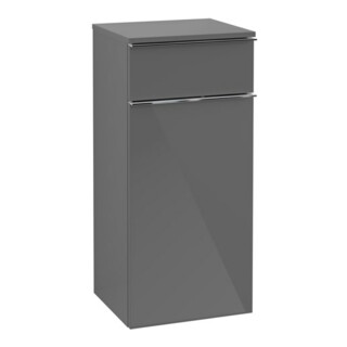 V&B Armoire latérale Venticello 40,4x86,6x37,2cm, gauche, gris brillant