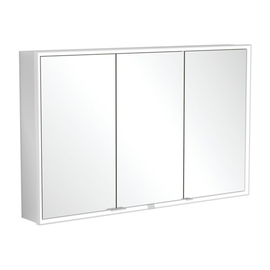 V&B Armoire miroir encastrée MY VIEW NOW 120x75x16,8cm, LED, 3 portes, avec on/off