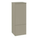 V&B Armoire moyenne Antao 41,4x104x35,6 cm, WBP laqué, blanc avec éclairage-1
