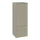 V&B Armoire moyenne avec structure de façade, charnière droite Antao 41,4x104x35,6cm, laque WBP, gris mat avec laque-1