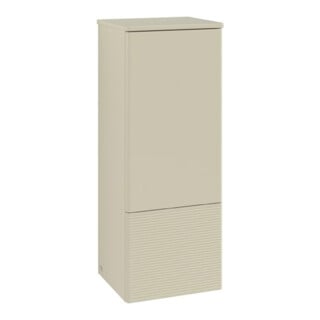 V&B Armoire moyenne avec structure de façade, charnière droite Antao 41,4x104x35,6cm, laque WBP, si Gr m Lac