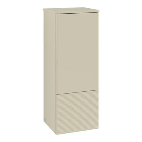 V&B Armoire moyenne avec structure de façade, charnière droite Antao 41,4x104x35,6cm, laque WBP, si Gr m Lac