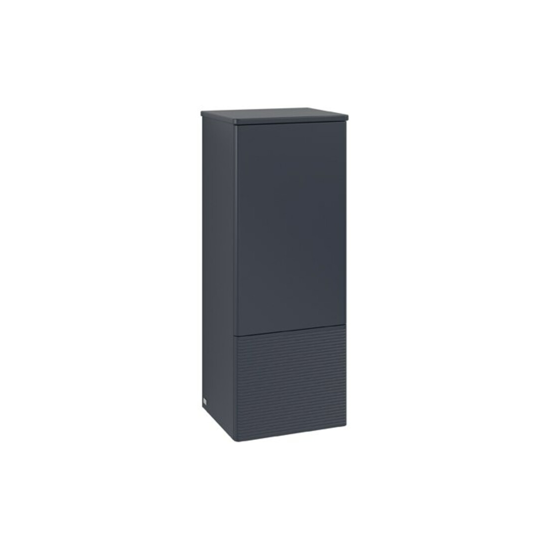 V&B Armoire moyenne avec structure de façade, charnière droite Antao 41,4x104x35,6cm, WBP Laqué, bleu moyen avec laqué
