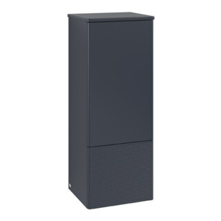 V&B Armoire moyenne avec structure de façade, charnière gauche Antao 41,4x104x35,6cm, WBP Lac, bleu moyen avec Lac