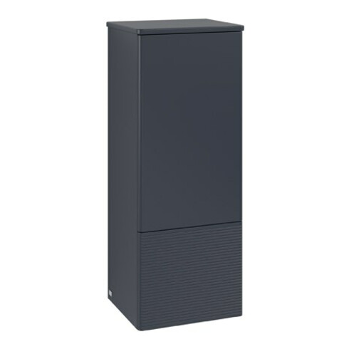 V&B Armoire moyenne avec structure de façade, charnière gauche Antao 41,4x104x35,6cm, WBP Lac, bleu moyen avec Lac