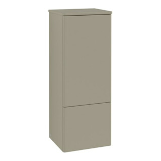 V&B Armoire moyenne gauche Structure éclairée Antao 41,4x104x35,6cm, couleur WBP Lac, blanc wal