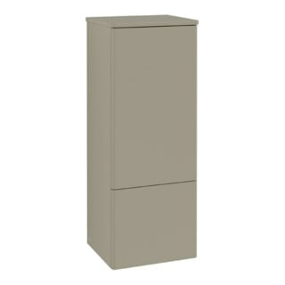 V&B Armoire moyenne gauche structure éclairée Antao 41,4x104x35,6cm, WBP Lac, bleu m Lac