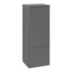 V&B Armoire moyenne sans structure de façade, charnière droite Antao 41,4x104x35,6cm, laque WBP, anthracite m Lac-1