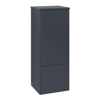 V&B Armoire moyenne sans structure de façade, charnière droite Antao 41,4x104x35,6cm, WBP Lac, bleu moyen avec Lac