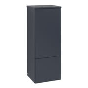 V&B Armoire moyenne sans structure de façade, charnière droite Antao 41,4x104x35,6cm, WBP Lac, bleu moyen avec Lac