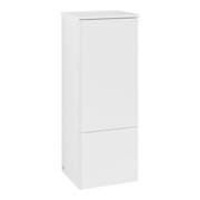 V&B Armoire moyenne sans structure de façade, charnière gauche Antao 41,4x104x35,6cm, WBP Lac, blanc avec Lac