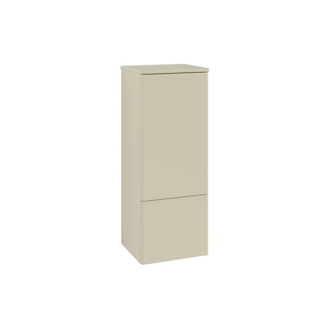 V&B Armoire moyenne sans structure de façade, charnière gauche Antao 41,4x104x35,6cm, WBP Lac, si Gr m Lac