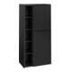 V&B Armoire moyenne Subway 3.0 57,4x120x36,2cm, porte droite/grise face avant, bleu volcan-1