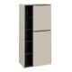 V&B Armoire moyenne Subway 3.0 57,4x120x36,2cm, porte droite/grise, gris cashmere-1
