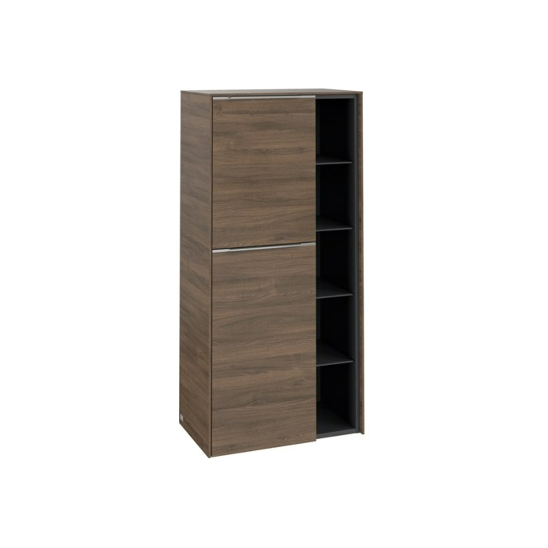 V&B Armoire moyenne Subway 3.0 57,4x120x36,2cm, porte gauche/grise AL, Ariz. Oa