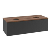 V&B Armoire sous lavabo avec structure de façade Antao 120x36x50cm, couleur WBP w. wal, bleu m Lac-3